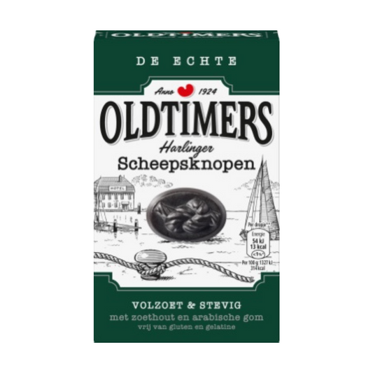 Oldtimers Lakritz Scheepsknopen 185g