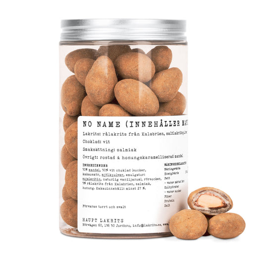 Haupt Lakrits NO NAME karamellisierte Mandel mit Lakritz 250g | Lakritz-Boutique