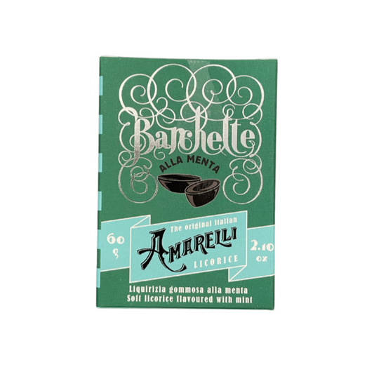 Amarelli Barchette Lakritz mit Minze 60g