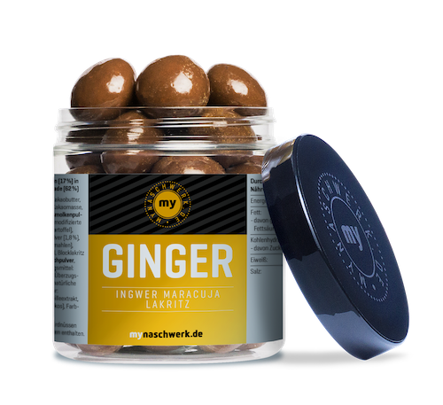 Mynaschwerk Ginger Maracuja Lakritz 175g